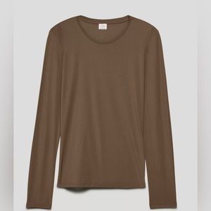 WILFRED ADRIENNE LONG SLEEVE in Caramelized Walnut